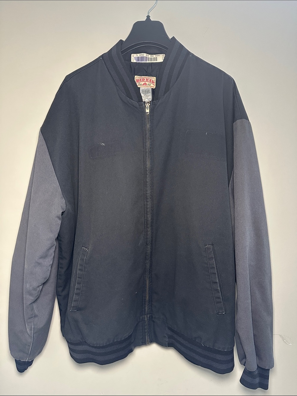 Red Kap XXL Black Work Jacket with dark gray sleeves Red Logo